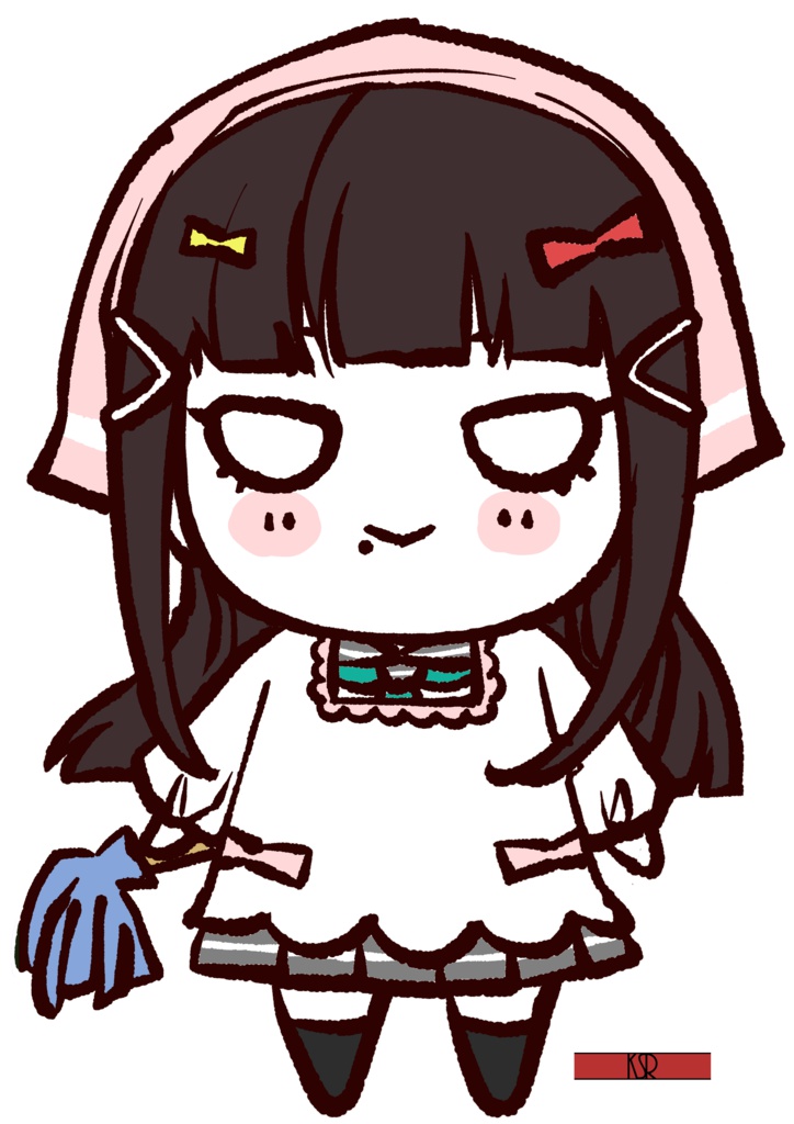 寝そべり黒澤ダイヤ 割烹着なのに出掛けるんですの??アクリルキーホルダー