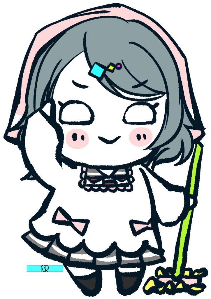 寝そべり渡辺曜 割烹着で出掛けるの!?アクリルキーホルダー