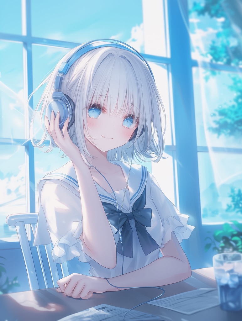 【無料DL】爽やかな夏のレム☀️夏verスマホ壁紙