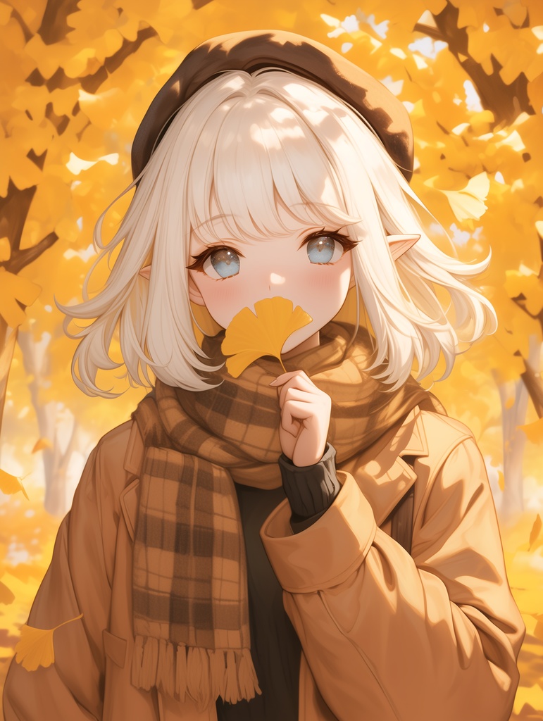 【無料DL】爽やかな秋のレム🍁秋verスマホ壁紙