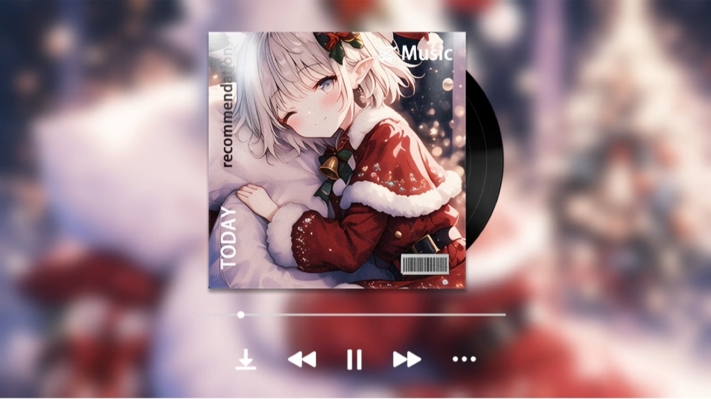 【フリーBGM】クリスマスベルの音色がかわいいおやすみBGM|配信・動画・待機画面向けBGM