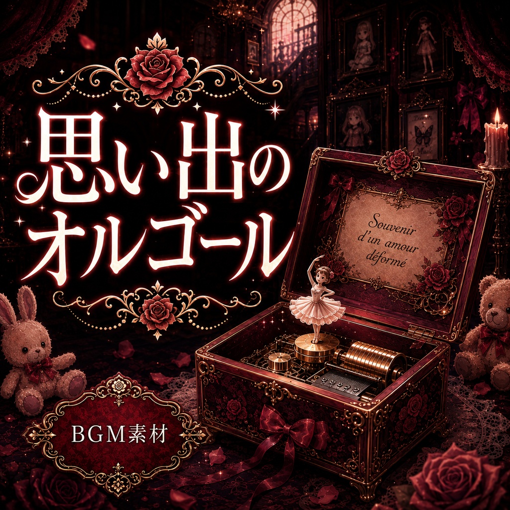 【8/15まで無料】思い出のオルゴール|歪んだ愛を奏でる切ない・不穏なゴシックBGM