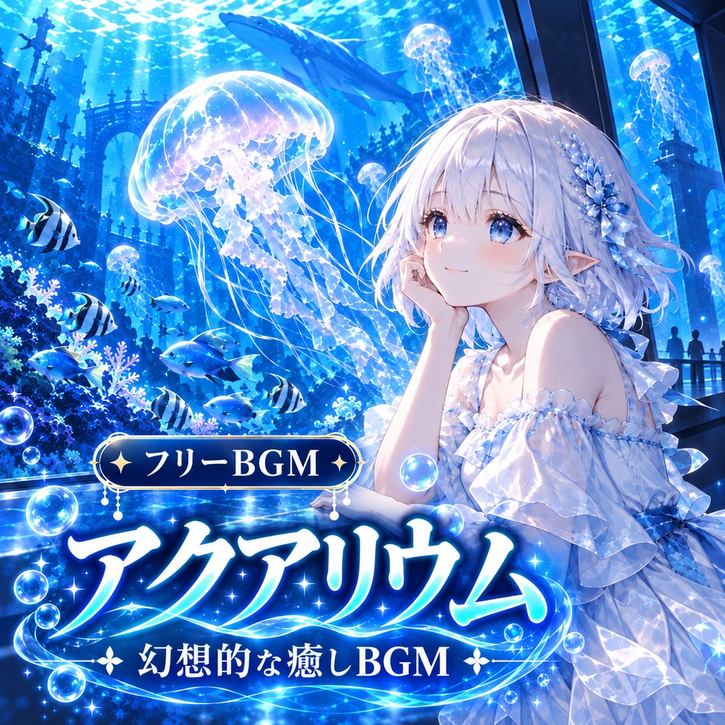 アクアリウム｜幻想的な癒しBGM・配信・動画・待機画面向け