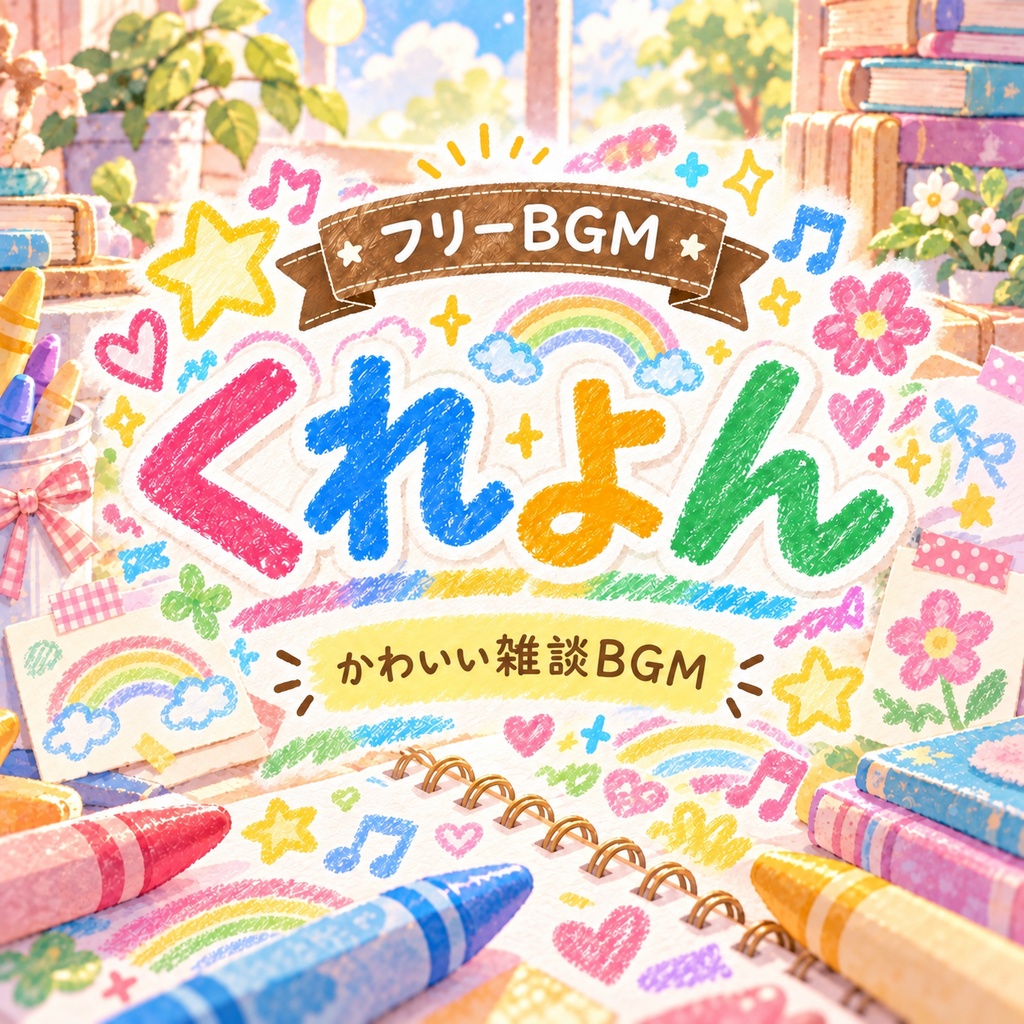 くれよん｜明るくかわいい、ほのぼの雑談BGM｜VTuber・動画・配信向け