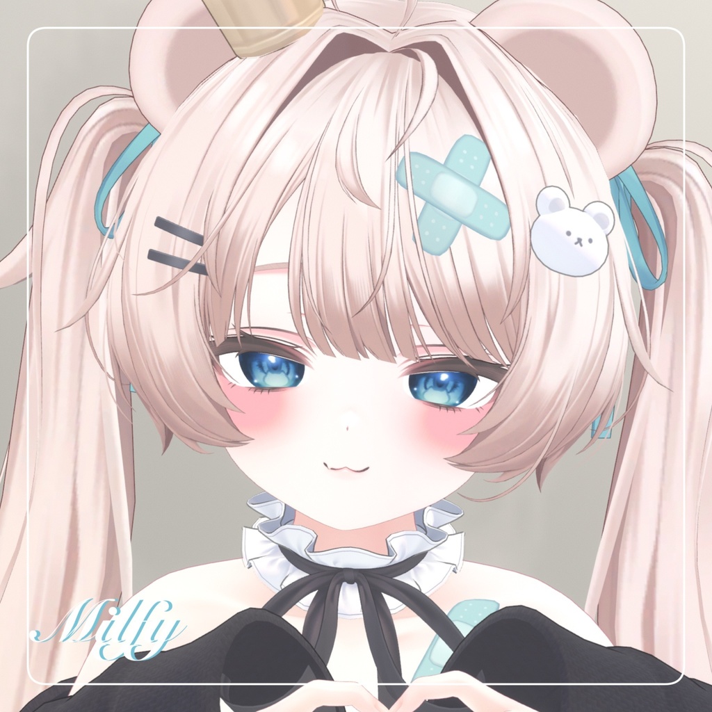 【20アバター対応】Glass Cat Eye