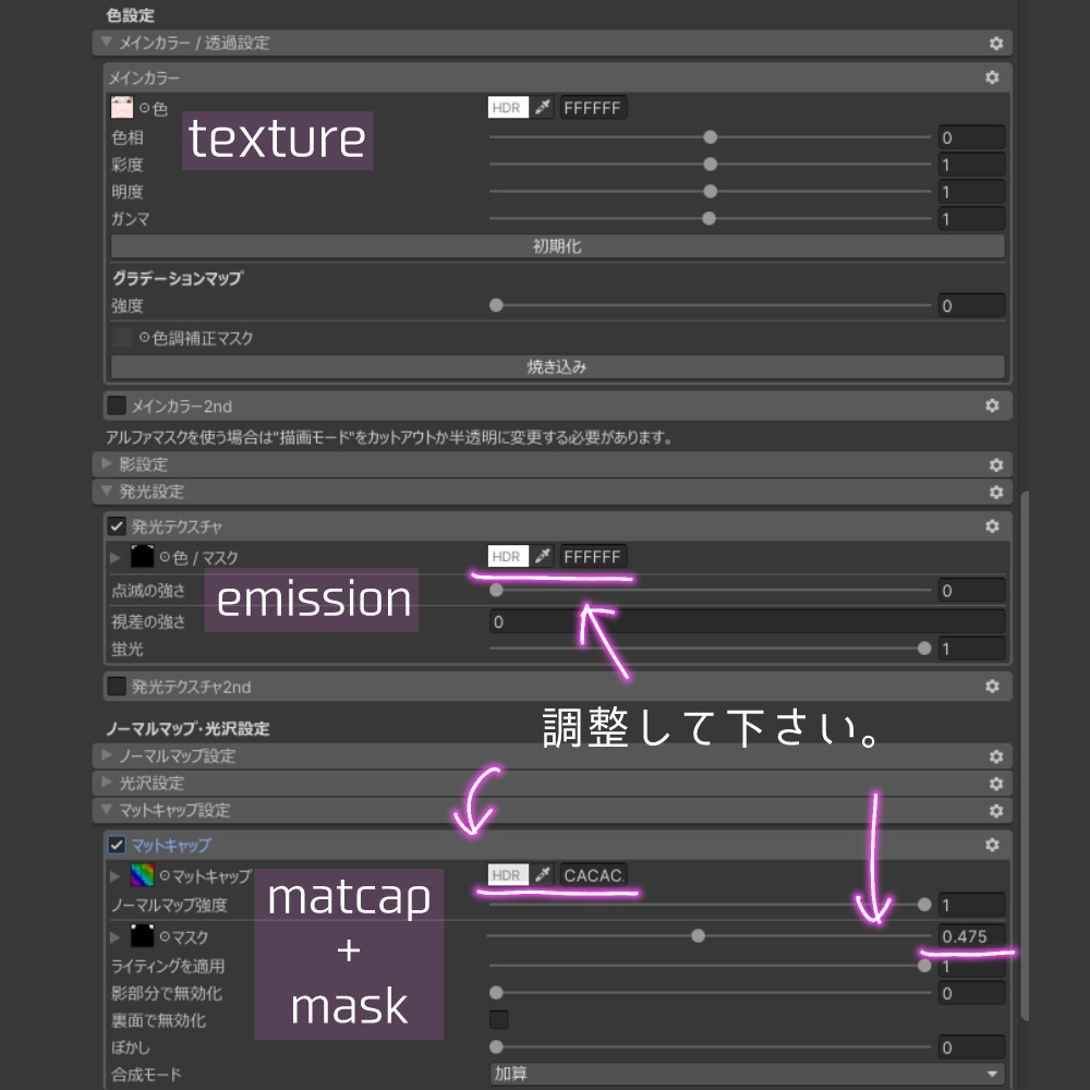 gradation eye texture