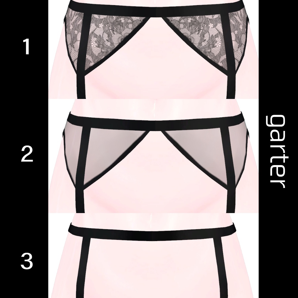 桔梗専用 ランジェリー&ニーソテクスチャセット