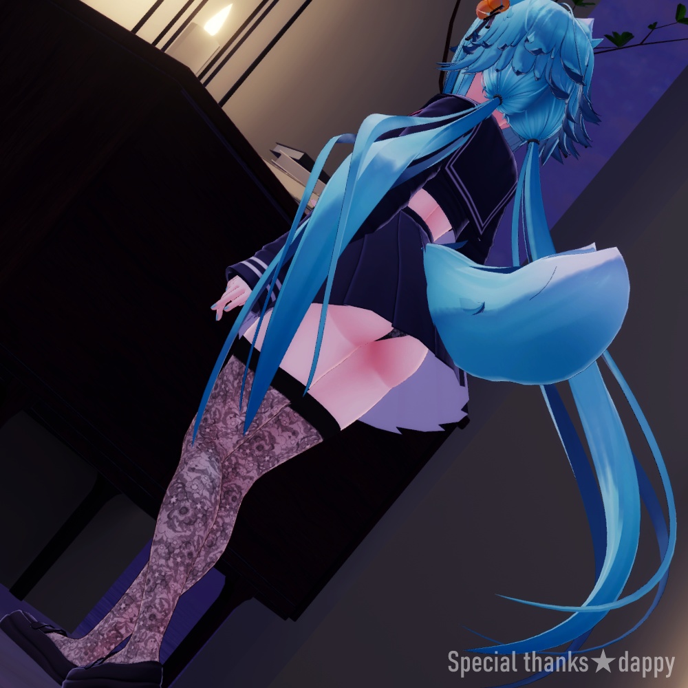 竜胆専用 ランジェリー&ニーソテクスチャセット