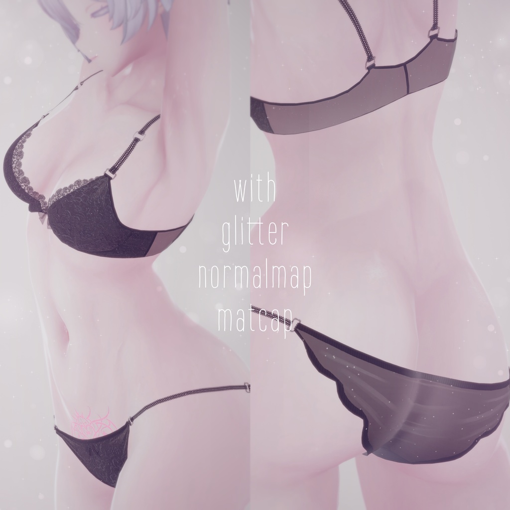 [ moe ]　lingerie and socks texture set 缩略图 8