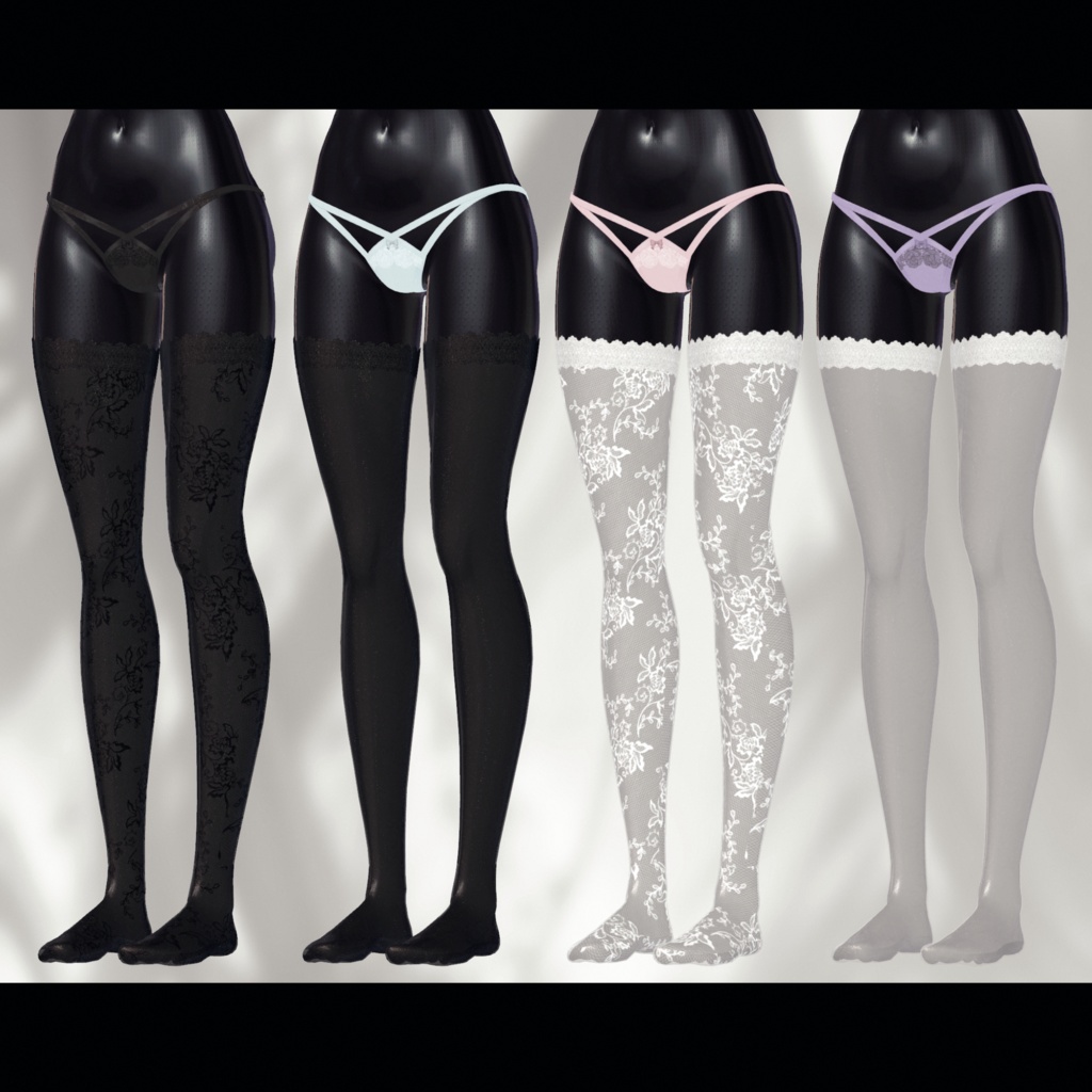 [ manuka ]　lingerie&stocking　texture set 缩略图 3