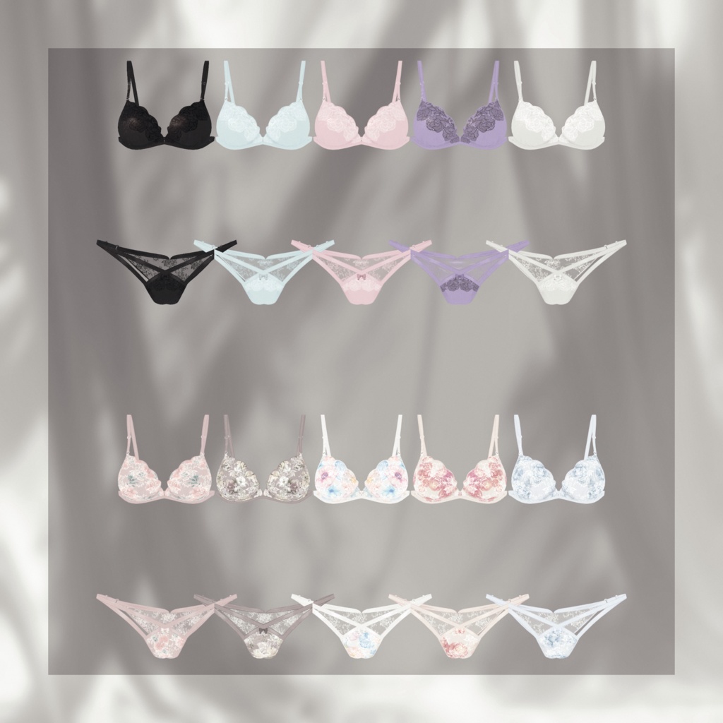 [ manuka ]　lingerie&stocking　texture set 缩略图 2
