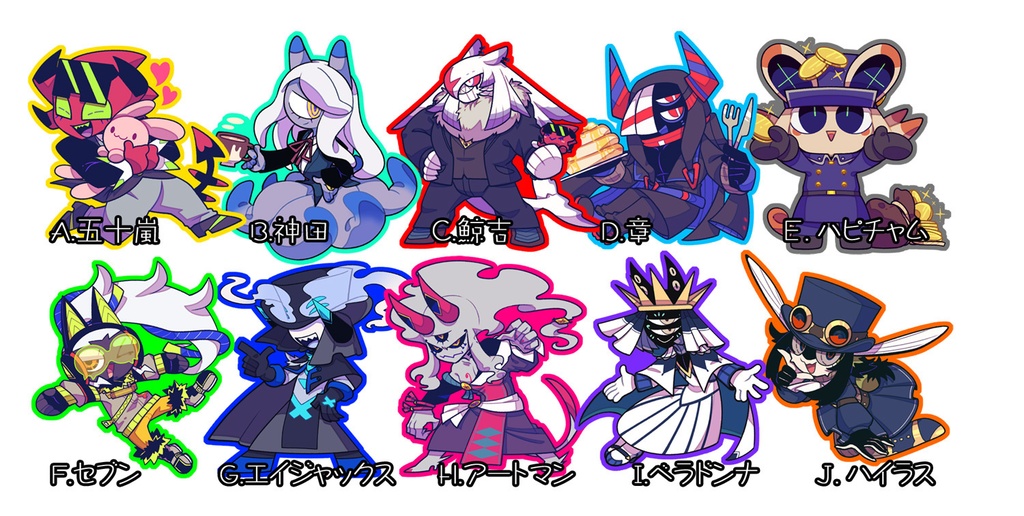 フルカラーステッカー