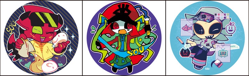 SOUコラボ缶バッジセット