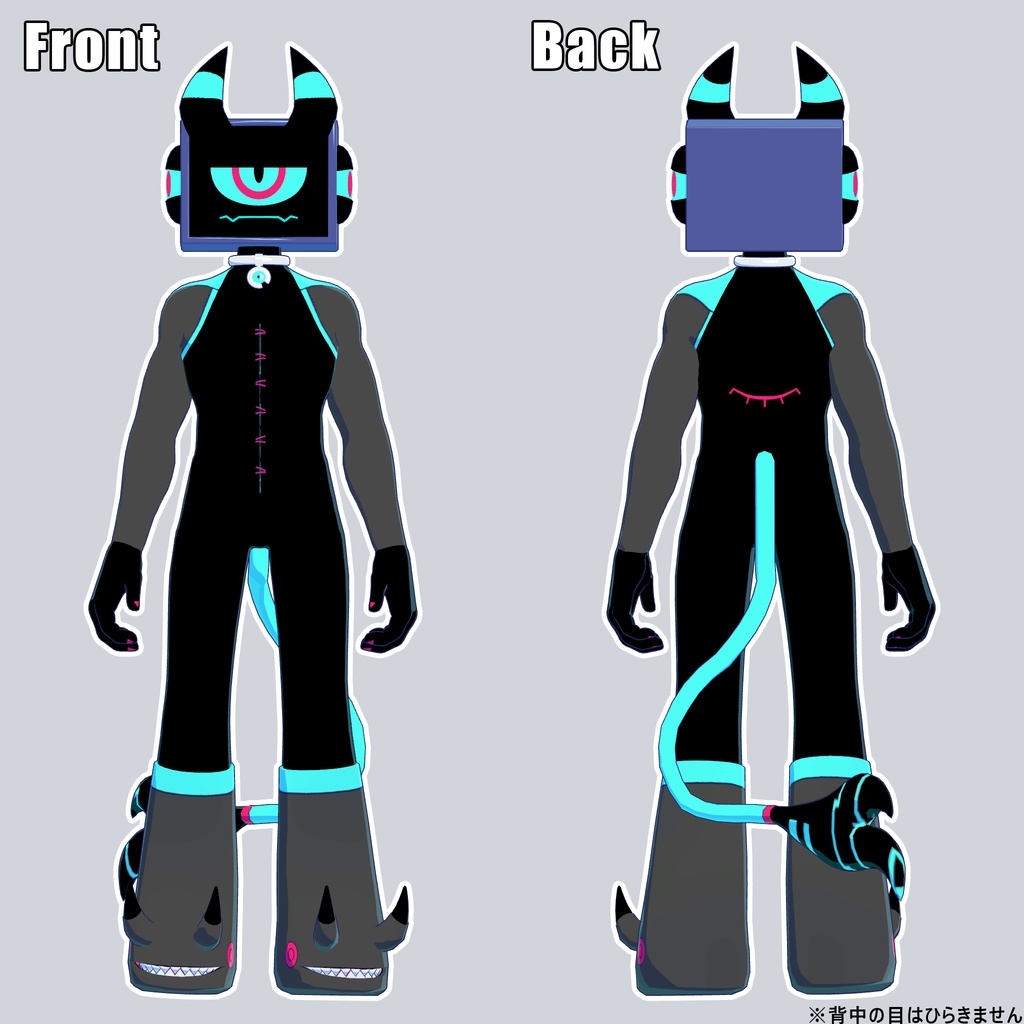 【オリジナル3Dモデル】アバドン -Abaddon-【11/21販売開始予定】