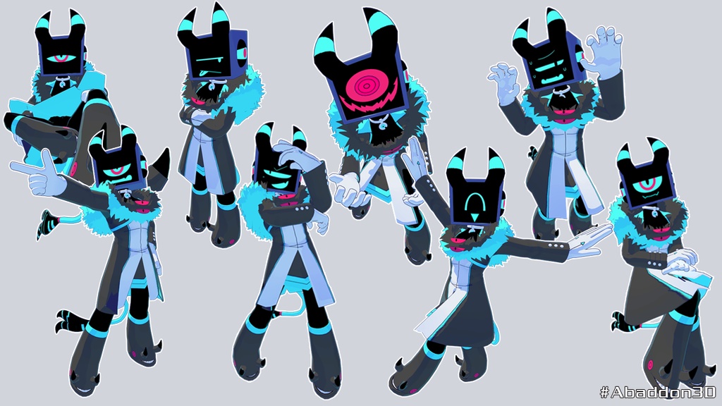 【オリジナル3Dモデル】アバドン -Abaddon-【11/21販売開始予定】