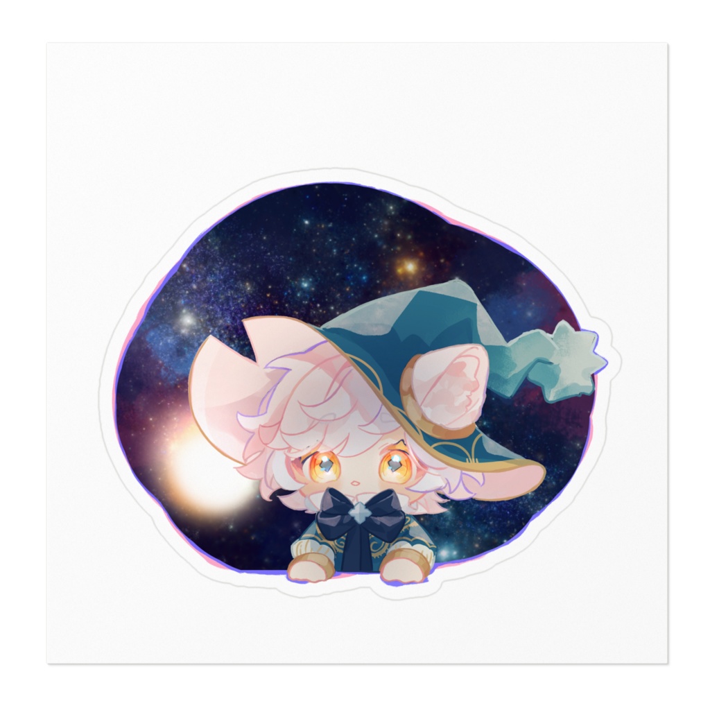 〖デビュー記念グッズ〗宇宙を見た魚座の魔法使いステッカー