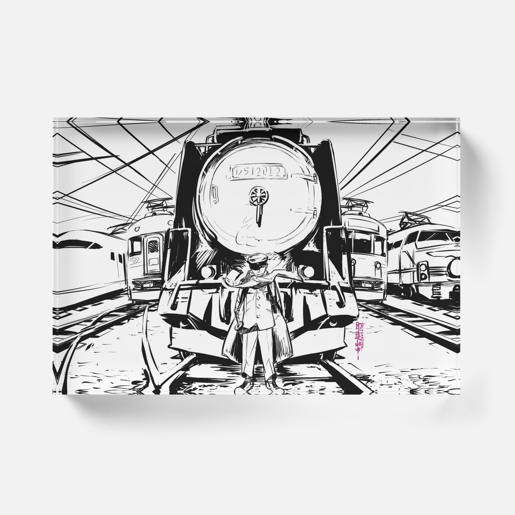 「幽霊列車の夜」アクリルブロック