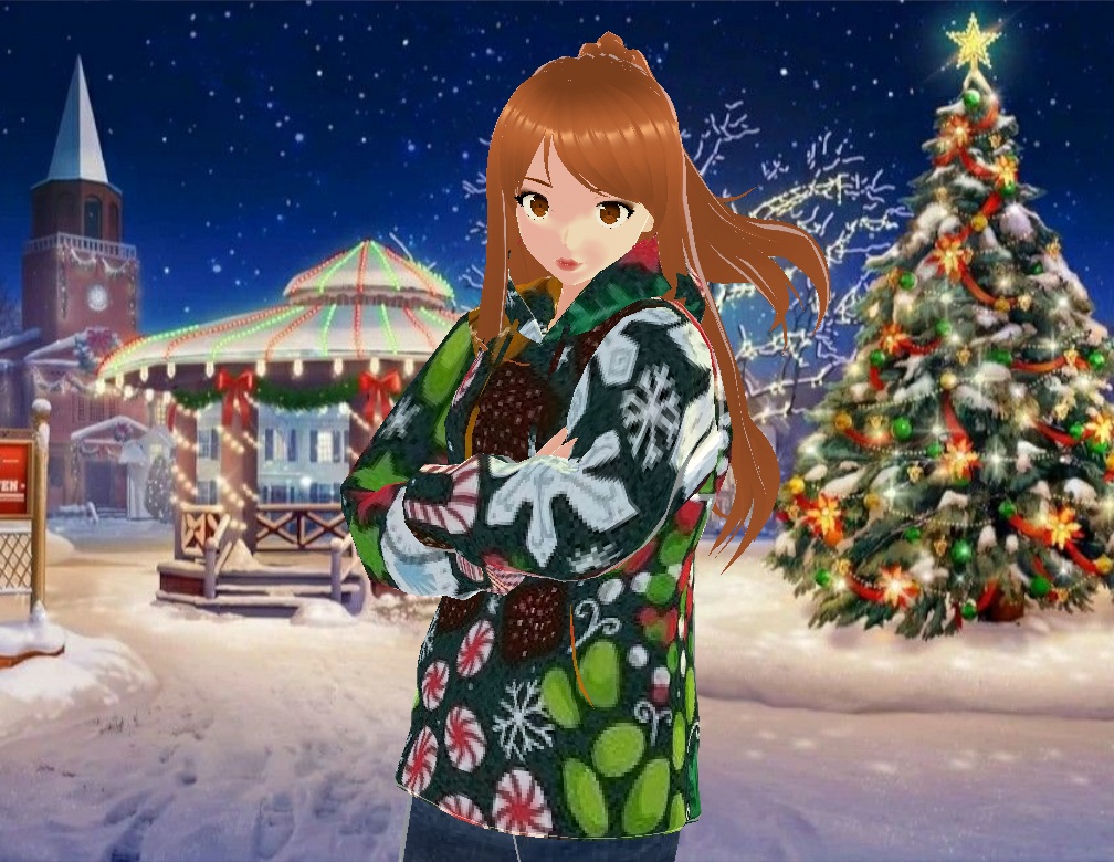 Dark Green Holiday Hoodie