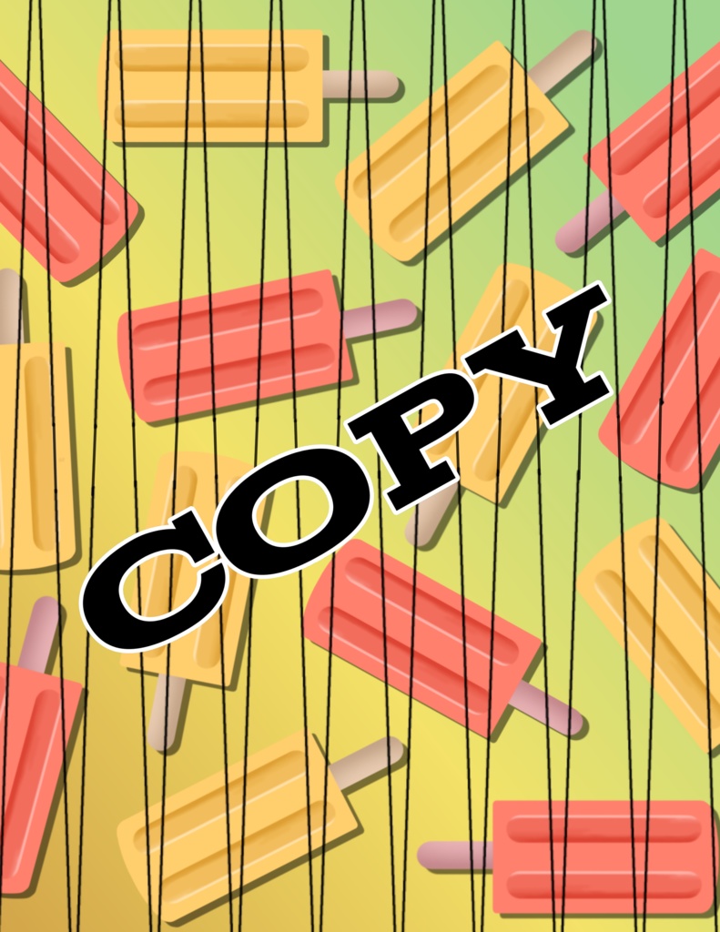 Summer paper bead template 