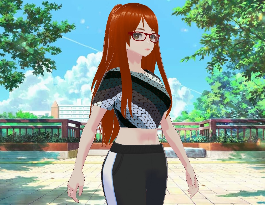 Blu running top