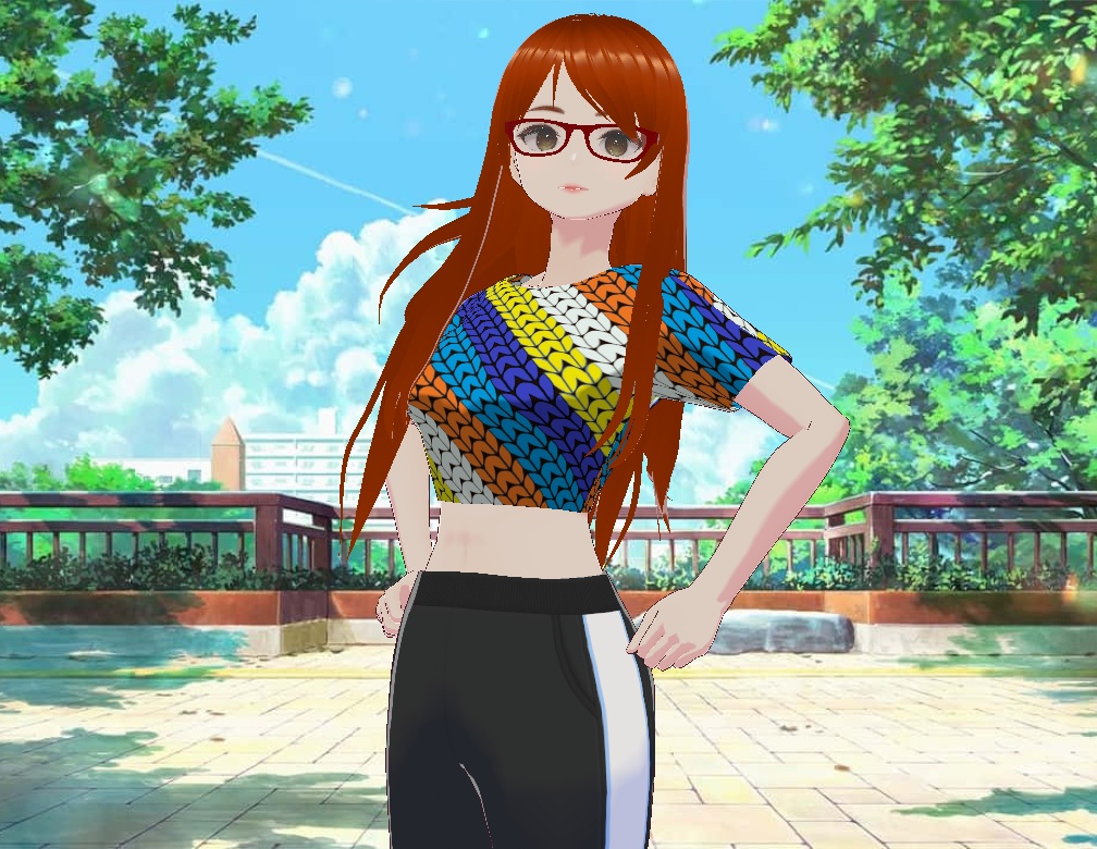Bright Running top