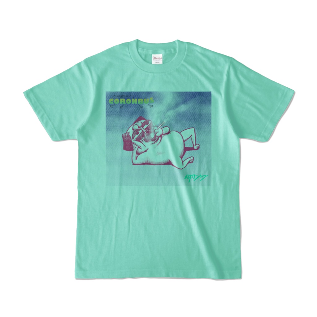 【Tシャツ】やさぐれパグ犬