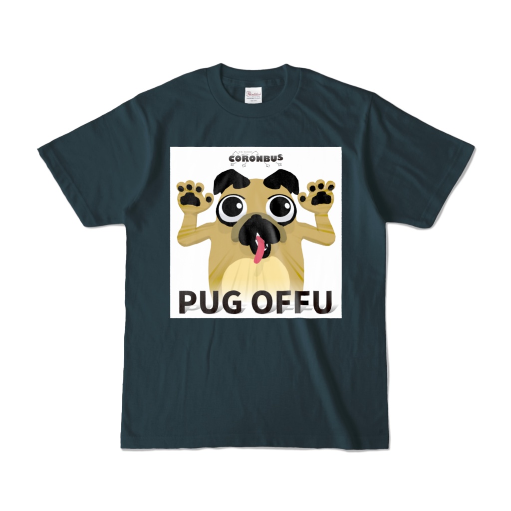 【Tシャツ】PUG OFFU(ぱぐおっふ)_驚き顔