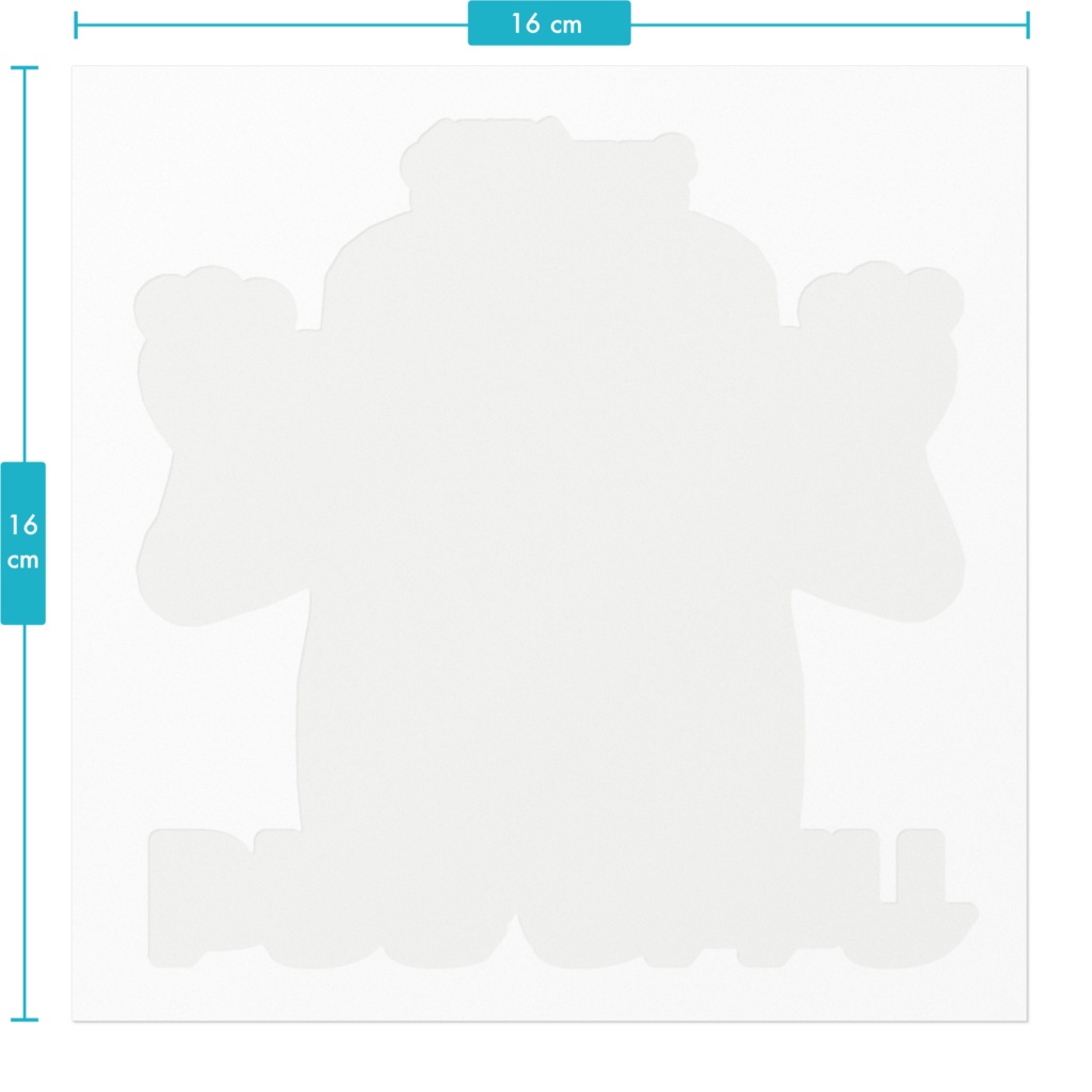 【ステッカー】PUG OFFU(ぱぐおっふ)_驚き顔