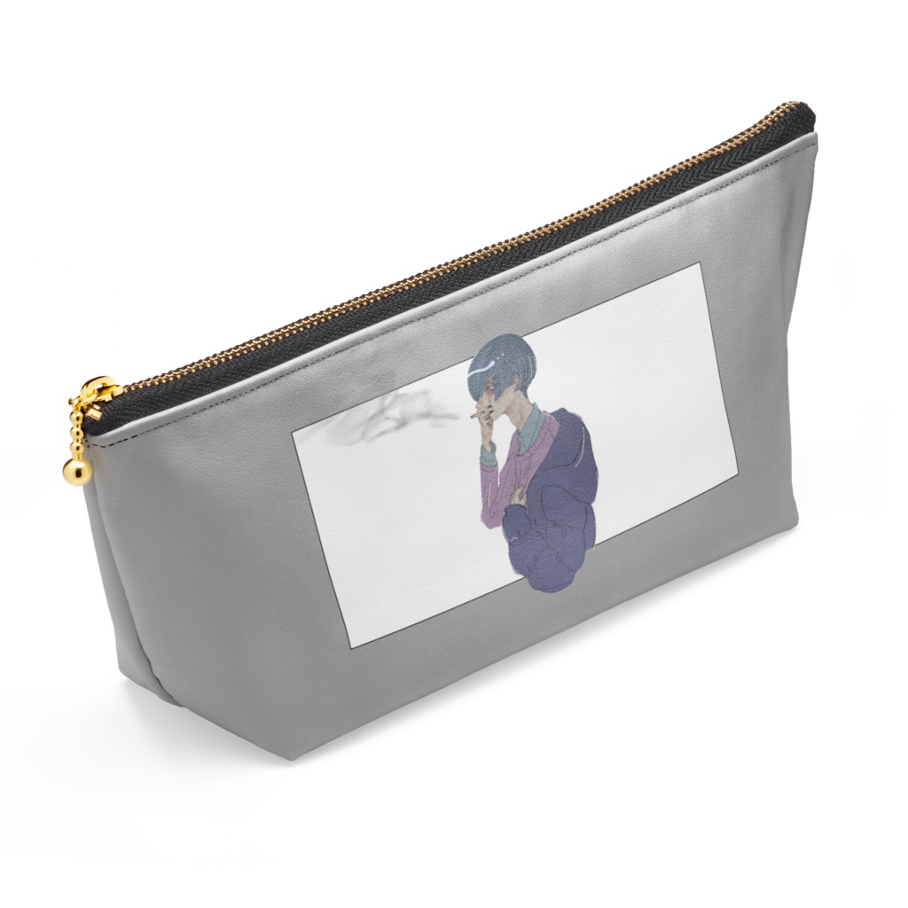 No smoking🚬 - pouch - gray