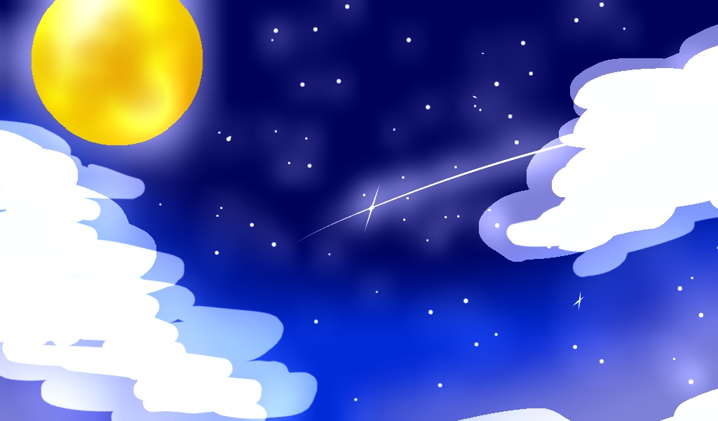 なんか良い感じの夜空
