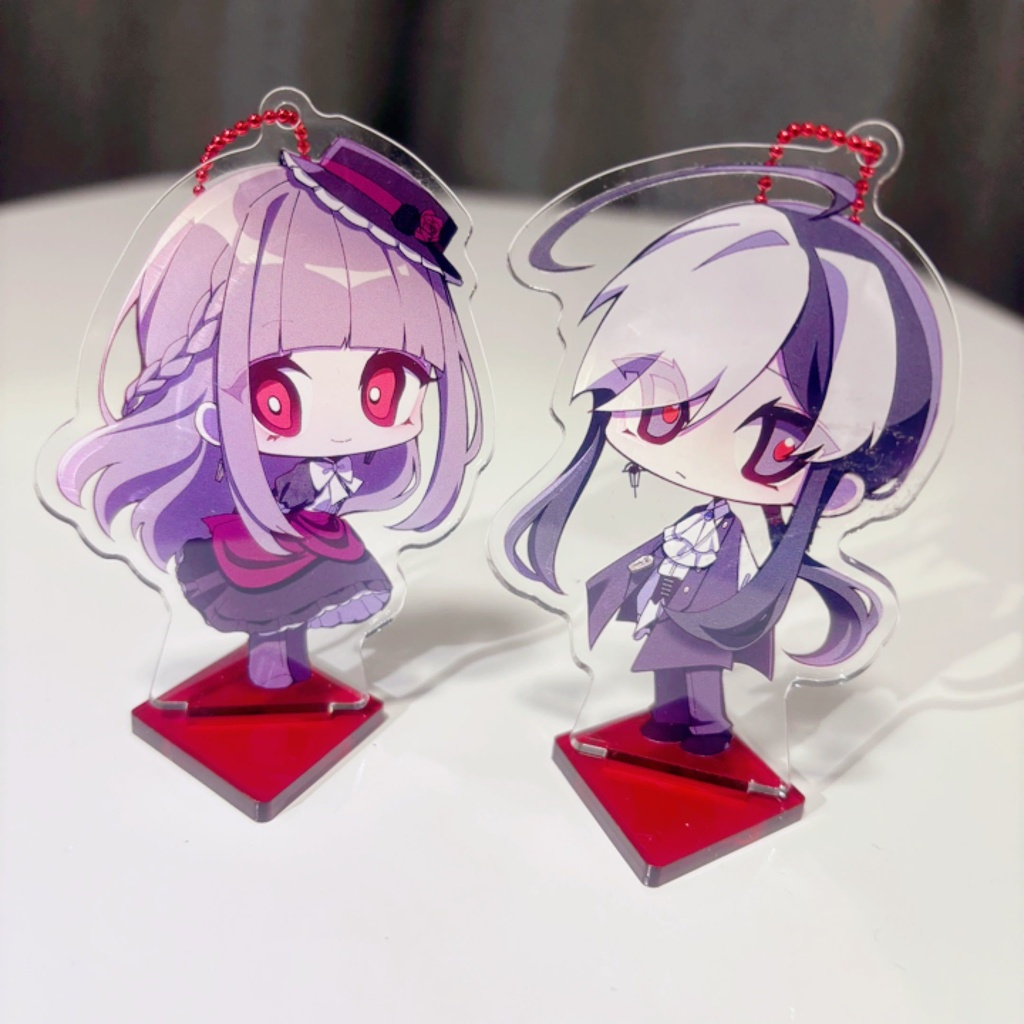 【UTAU】花棺オリ曲衣装ミニアクスタ+アクキー(Alley)【クリクロ2025・ニコニコ超会議2025】