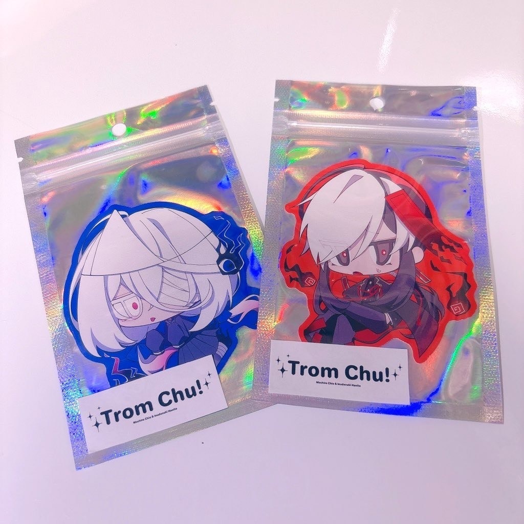 【UTAてるの2025】あやまやおばけ/ステッカー【UTAU】