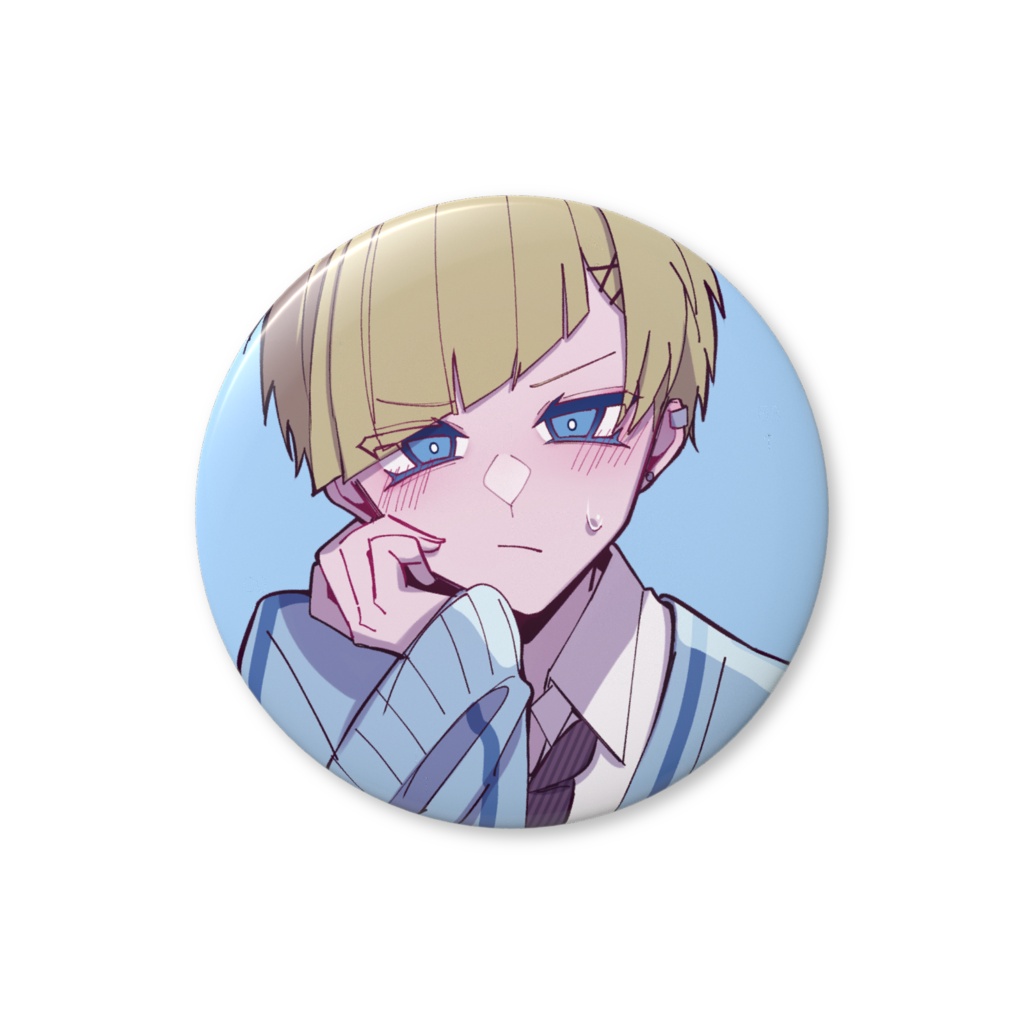 【UTAU】煮バコ缶バッジ(56mm)【恒常グッズvol.3】