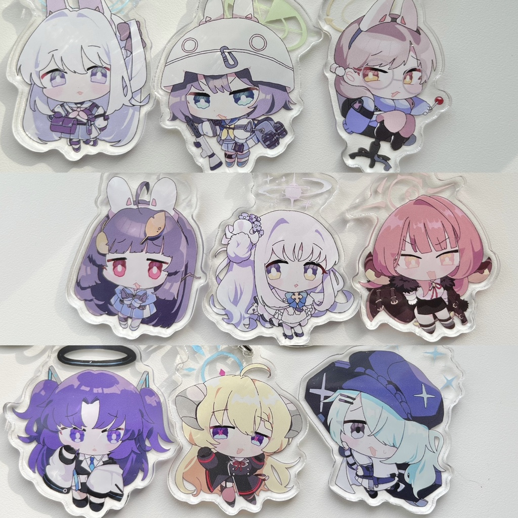 【期間限定販売】ブルーアーカイブアクリルキーホルダー ver.1