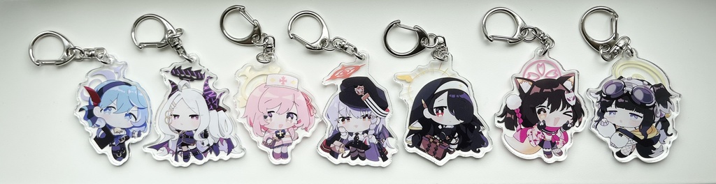 【期間限定販売】ブルーアーカイブアクリルキーホルダー ver.2