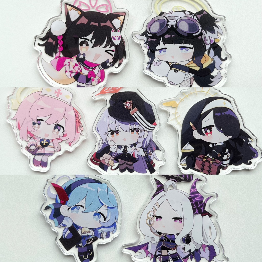 【期間限定販売】ブルーアーカイブアクリルキーホルダー ver.2