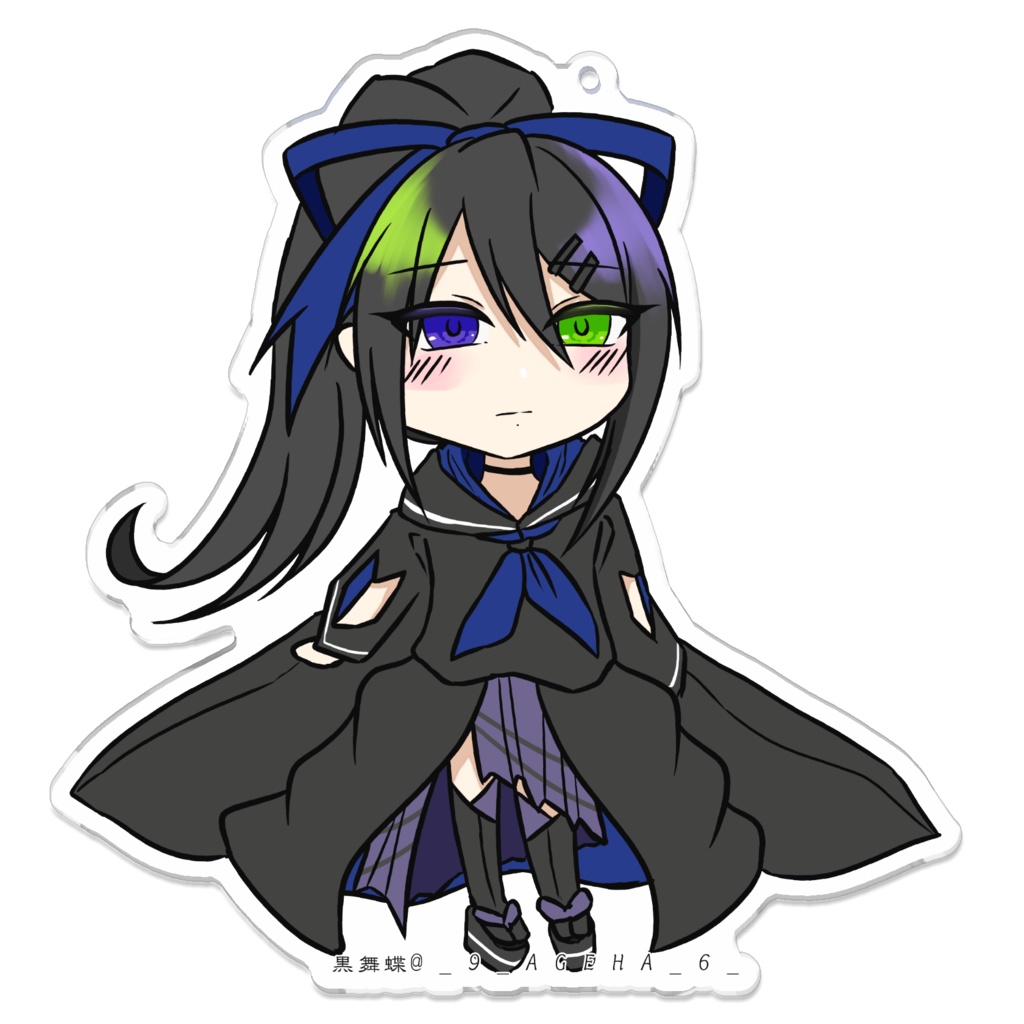 菫華　アクリルアクリルキーホルダー　①（みにver）