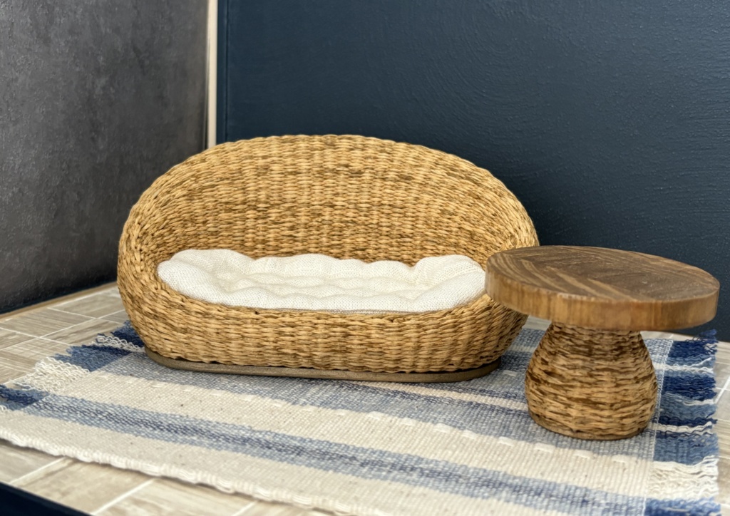 【7/18〜受注制作】アジアンテーブル*1/12サイズ