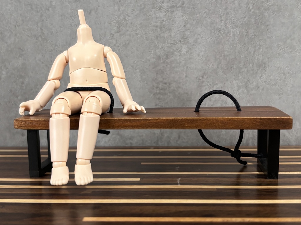 ダイニングテーブル&チェアセット*1/12サイズ(オビツ11・ねんどろいどどーるサイズ)