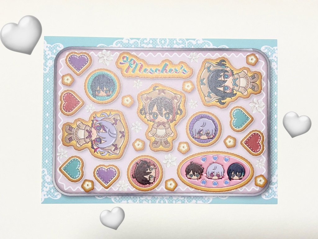 クッキー風シールシート