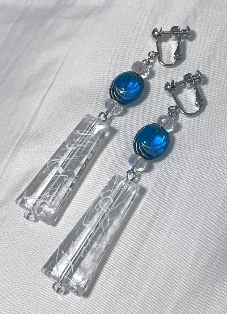 【原神】行秋イメージイヤリング(ピアス)