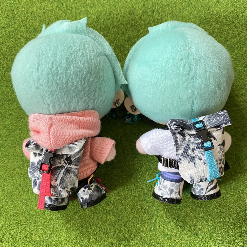 花柄シューズ&リュックセット