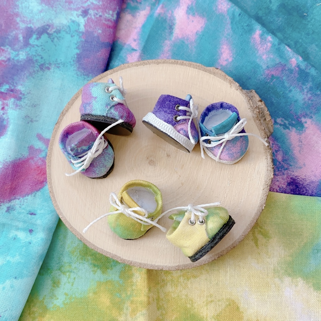 ムラ染め靴 / 10cmぬい