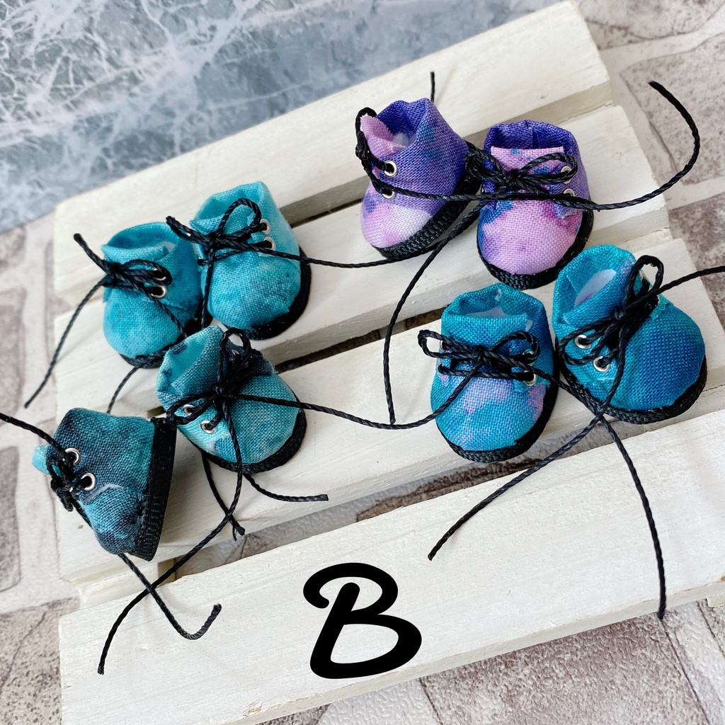 ムラ染め靴/10cmぬい