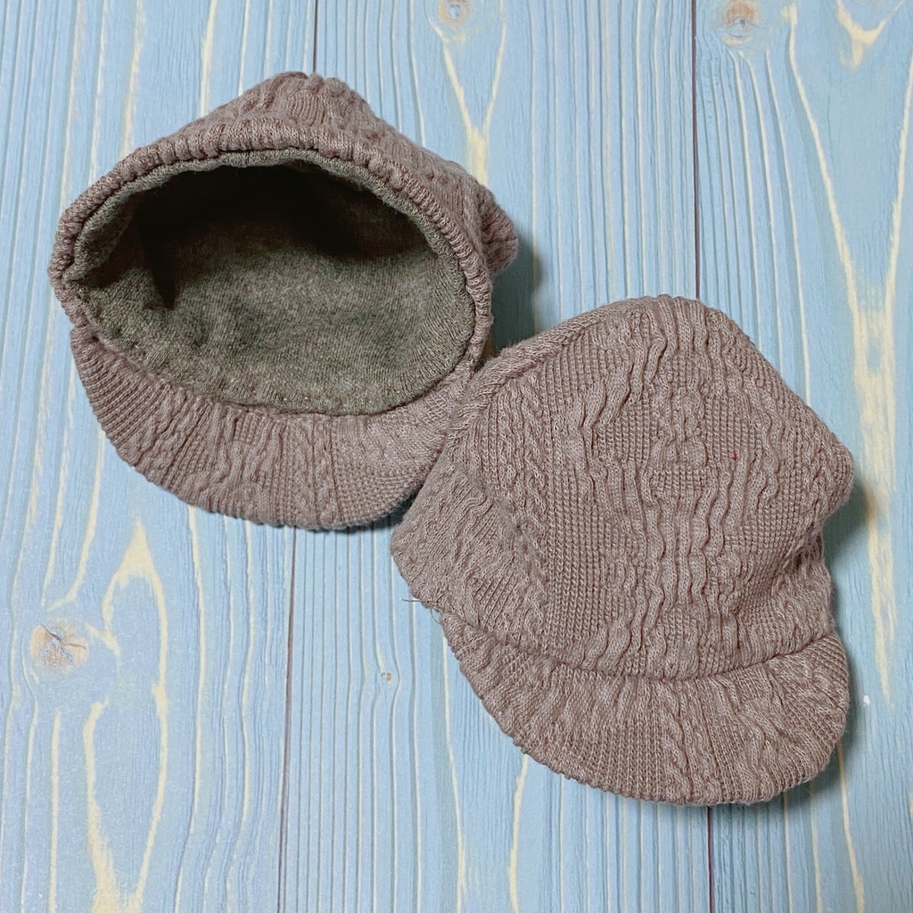 ツバ付きニット帽/10cmぬい