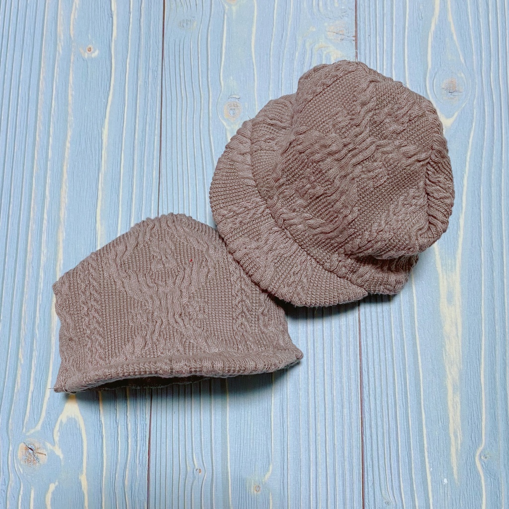 ツバ付きニット帽/10cmぬい