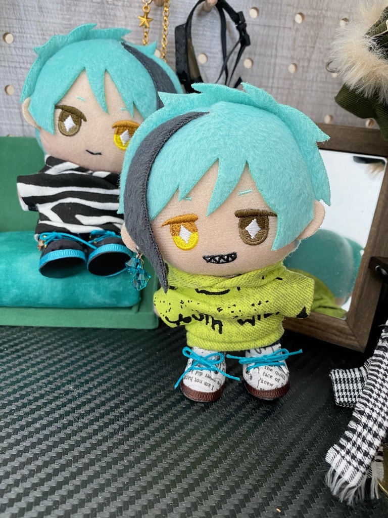 柄パーカー / 10cmぬい