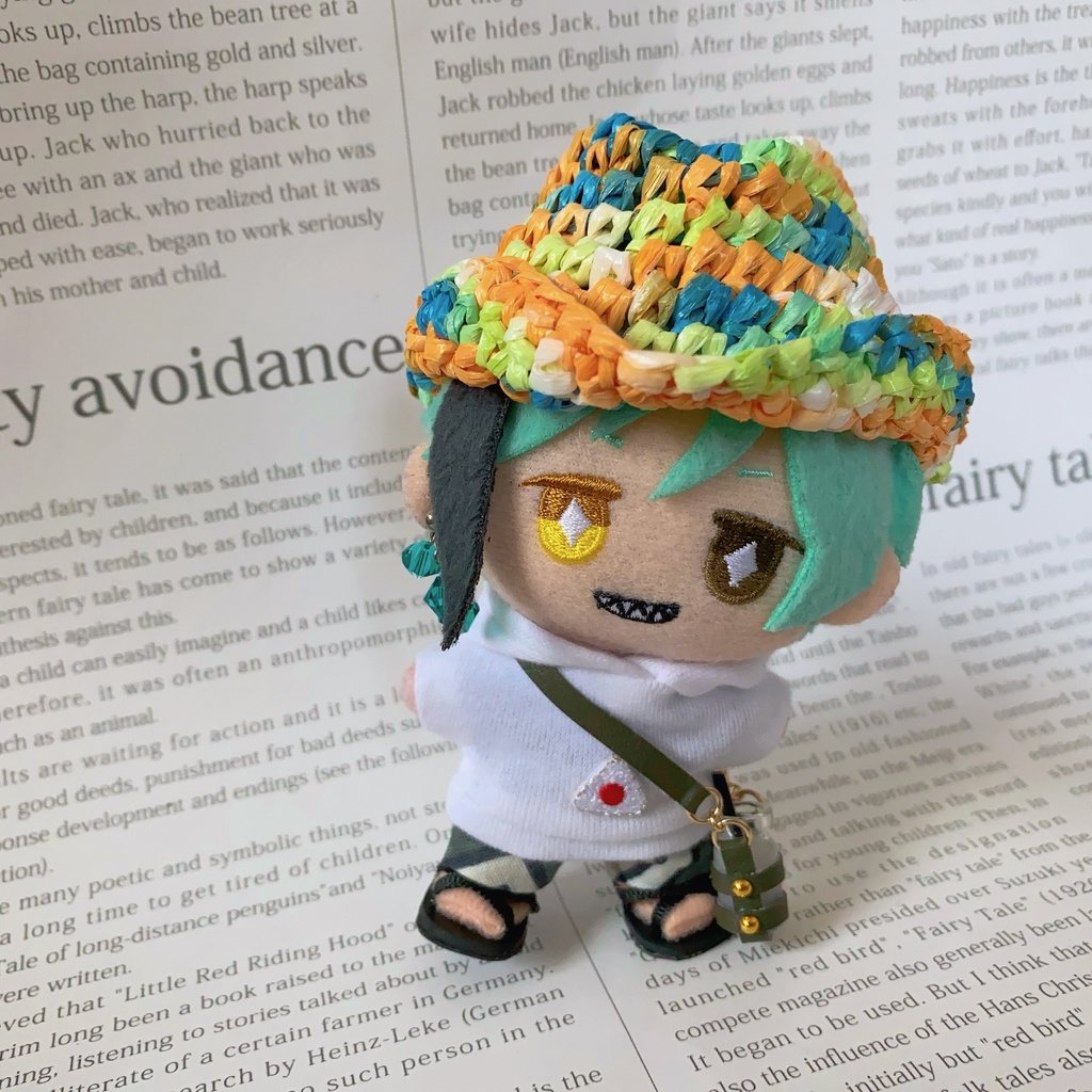 中折れ麦わら帽子 / 10cmぬい