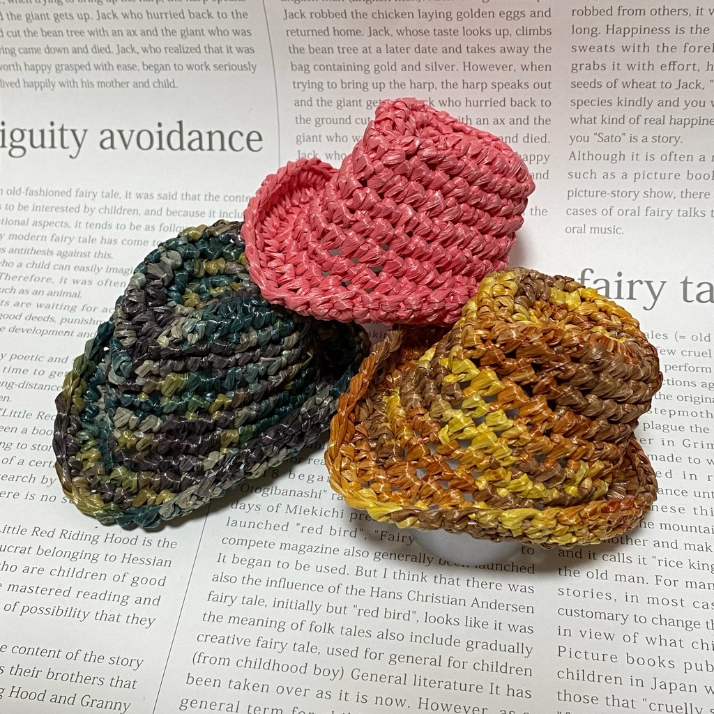 中折れ麦わら帽子 / 10cmぬい