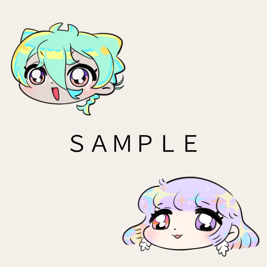 ちゅてま もにもにステッカーセット　#kopfstimme